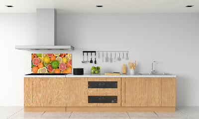 Achterwand keuken Citrusvruchten