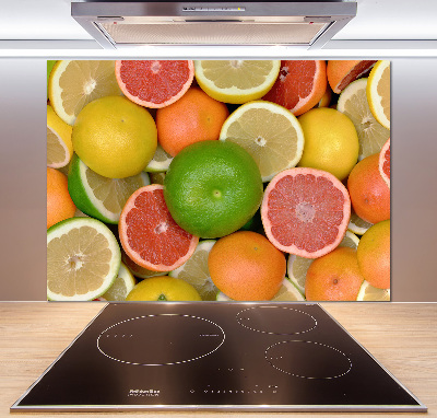 Achterwand keuken Citrusvruchten