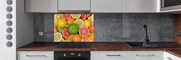 Achterwand keuken Citrusvruchten
