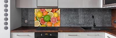 Achterwand keuken Citrusvruchten