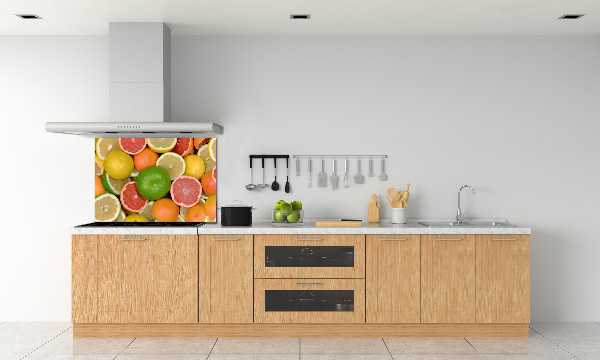 Achterwand keuken Citrusvruchten