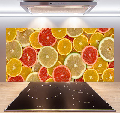 Spatscherm keuken Citrusvruchten