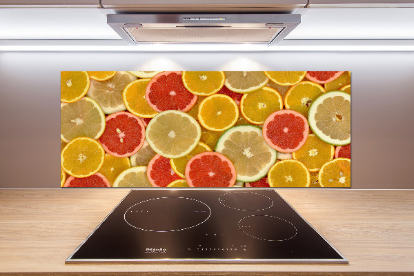 Spatscherm keuken Citrusvruchten