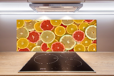 Spatscherm keuken Citrusvruchten