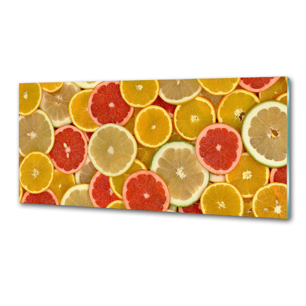 Spatscherm keuken Citrusvruchten