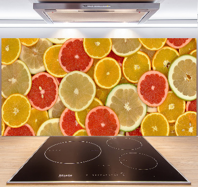 Spatscherm keuken Citrusvruchten