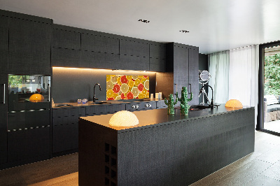 Spatscherm keuken Citrusvruchten