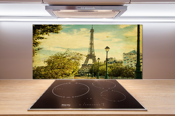 Spatscherm keuken Eiffeltoren Parijs