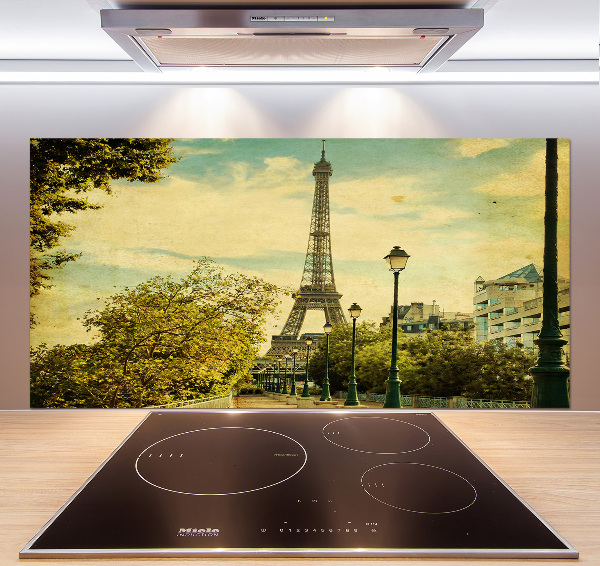 Spatscherm keuken Eiffeltoren Parijs