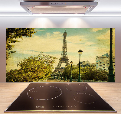 Spatscherm keuken Eiffeltoren Parijs