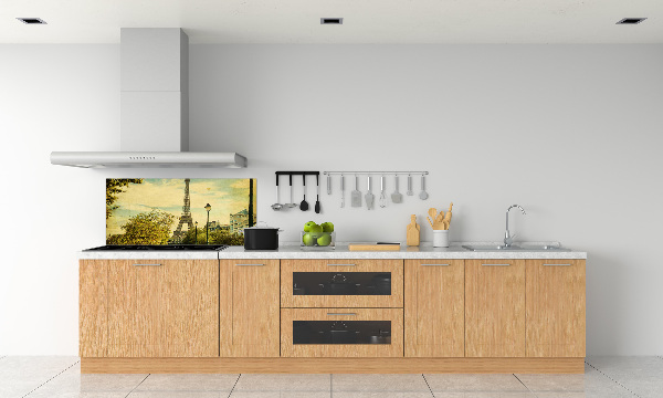 Spatscherm keuken Eiffeltoren Parijs