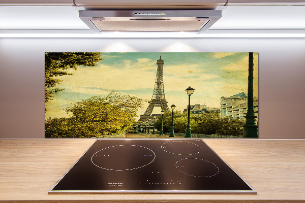 Spatscherm keuken Eiffeltoren Parijs