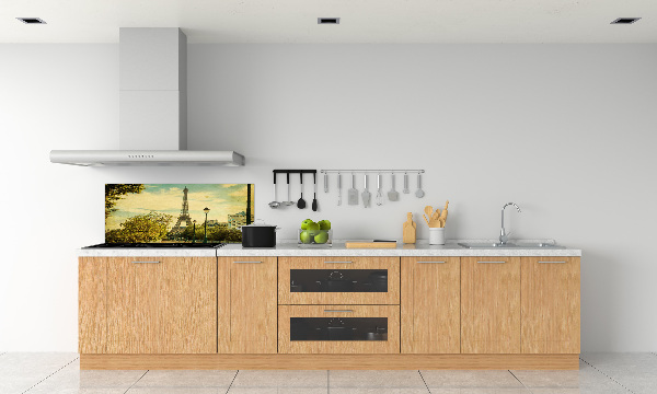 Spatscherm keuken Eiffeltoren Parijs