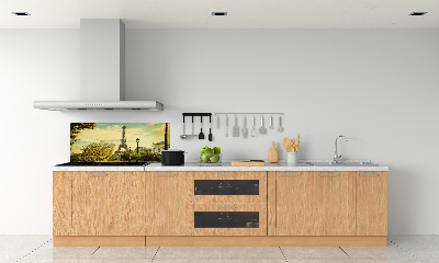 Spatscherm keuken Eiffeltoren Parijs