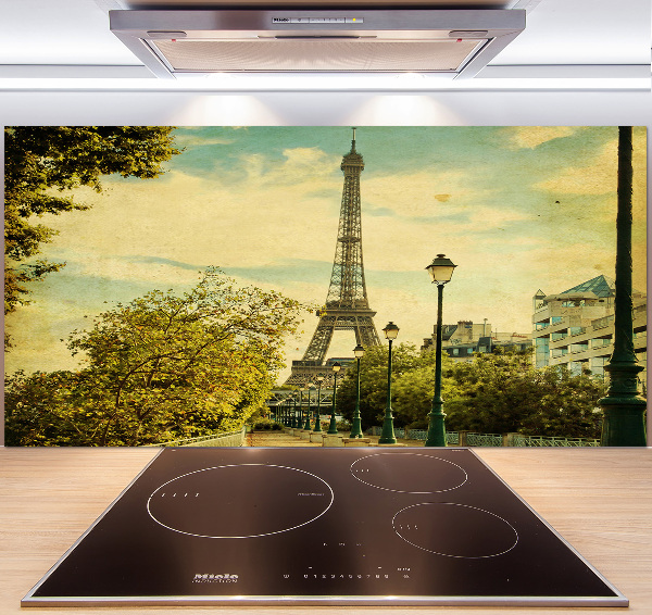 Spatscherm keuken Eiffeltoren Parijs