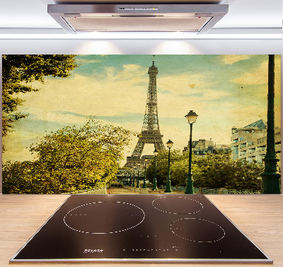 Spatscherm keuken Eiffeltoren Parijs