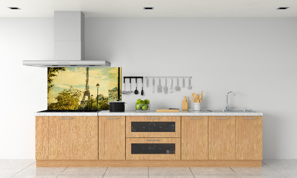 Spatscherm keuken Eiffeltoren Parijs