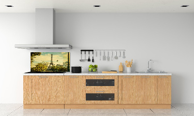 Spatscherm keuken Eiffeltoren Parijs