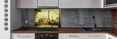 Spatscherm keuken Eiffeltoren Parijs
