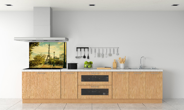 Spatscherm keuken Eiffeltoren Parijs