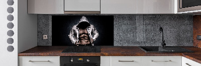 Achterwand keuken Spieropbouw