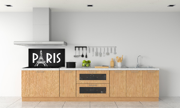 Spatplaat keuken Parijs