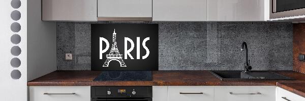 Spatplaat keuken Parijs