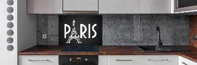 Spatplaat keuken Parijs
