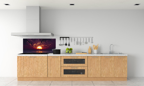 Glazen achterwand keuken Zonsondergang