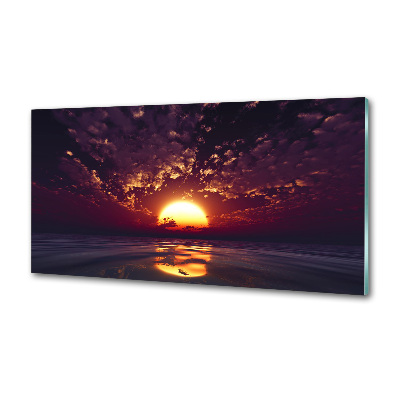 Glazen achterwand keuken Zonsondergang