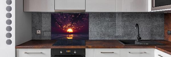 Glazen achterwand keuken Zonsondergang