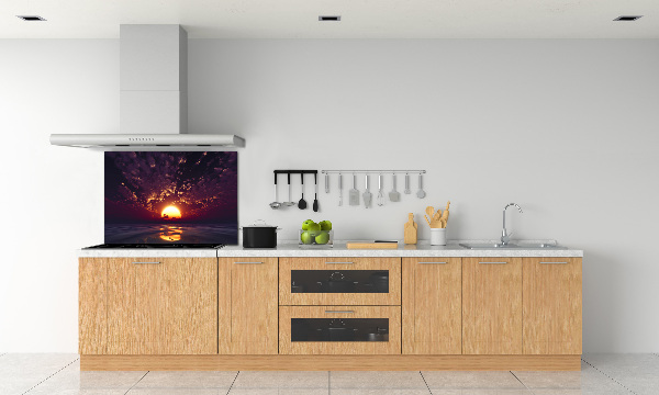 Glazen achterwand keuken Zonsondergang