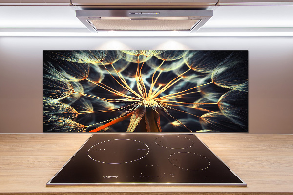 Panel między meble w kuchni Dmuchawce