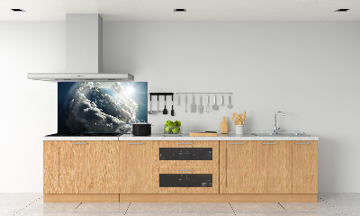 Achterwand keuken Planeet Aarde