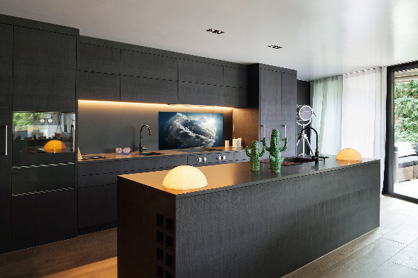 Achterwand keuken Planeet Aarde