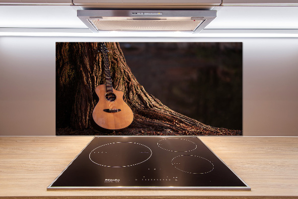 Spatscherm keuken Akoestische gitaar
