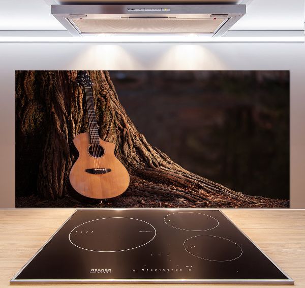 Spatscherm keuken Akoestische gitaar