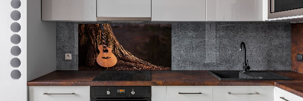 Spatscherm keuken Akoestische gitaar