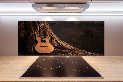 Spatscherm keuken Akoestische gitaar