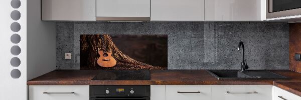 Spatscherm keuken Akoestische gitaar