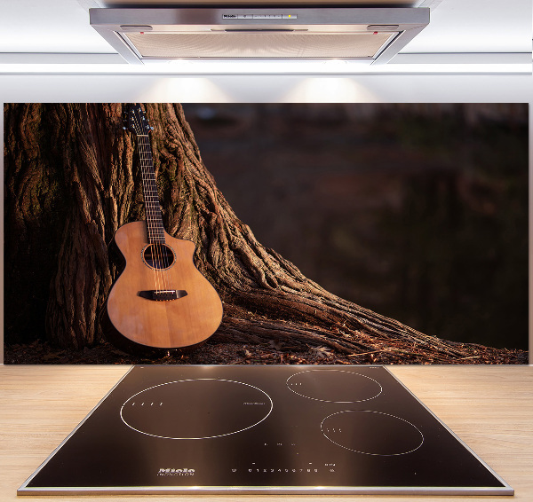 Spatscherm keuken Akoestische gitaar