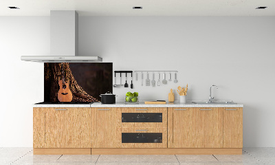 Spatscherm keuken Akoestische gitaar