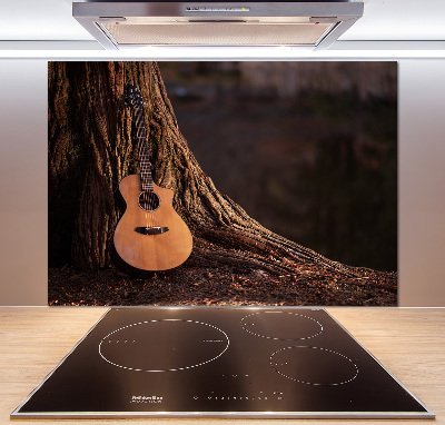 Spatscherm keuken Akoestische gitaar