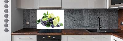 Keuken achterwand Kalk en stenen