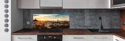 Glazen achterwand keuken Zonsopgang Lviv