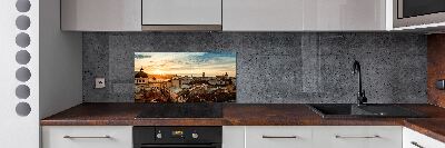 Glazen achterwand keuken Zonsopgang Lviv