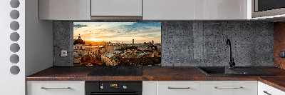 Glazen achterwand keuken Zonsopgang Lviv