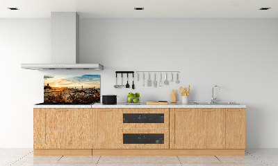 Glazen achterwand keuken Zonsopgang Lviv
