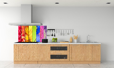 Panel do kuchni Kolorowe kwiaty