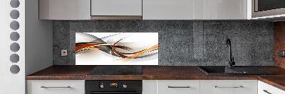 Panel do kuchni Abstrakcja fale